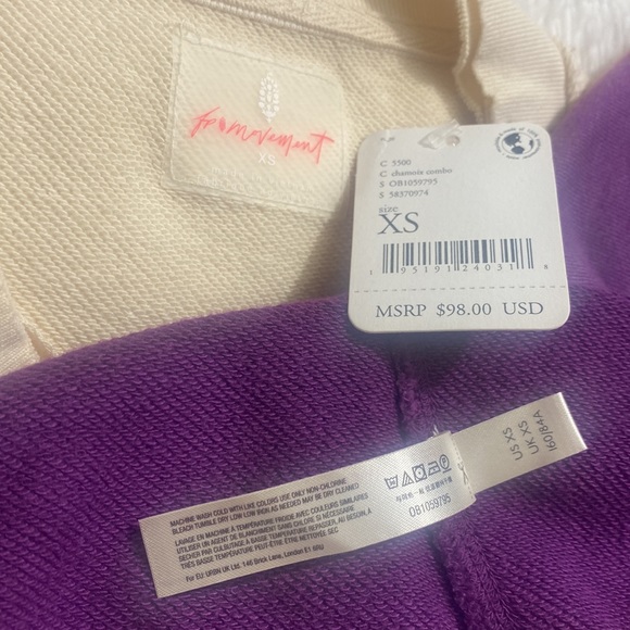 Free People FP Movement Ombre Tie-Dye Metti Crew Sweatshirt - Picture 13 of 16